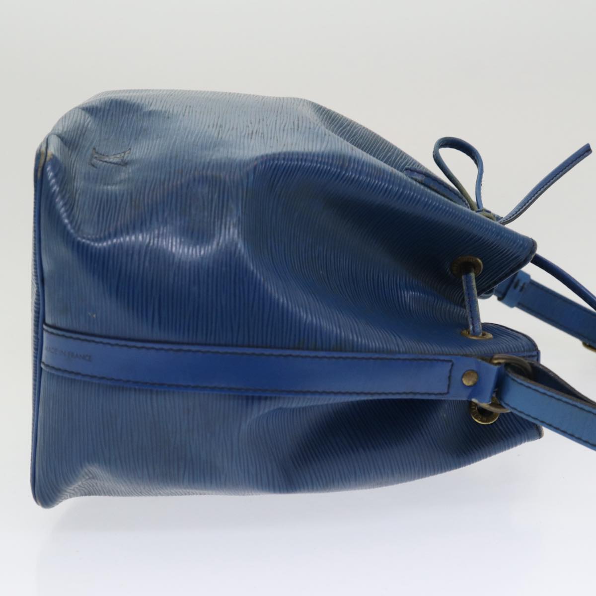 LOUIS VUITTON Epi Petit Noe Shoulder Bag Blue M44105 LV Auth mr340