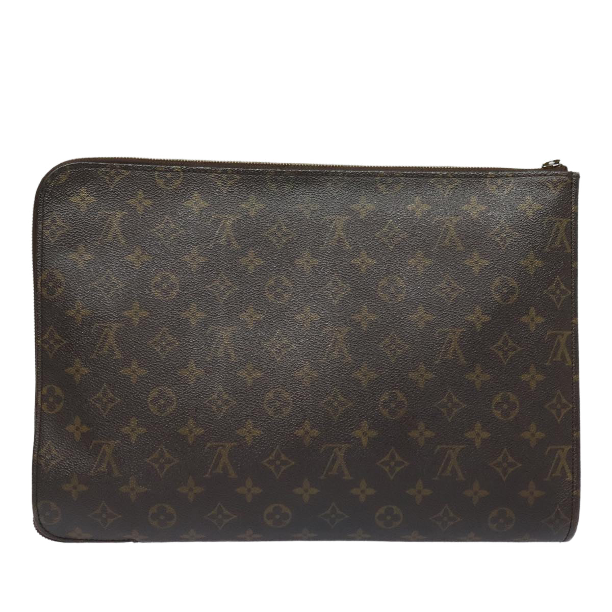 LOUIS VUITTON Monogram Posh Documents Clutch Bag M53456 LV Auth mr348