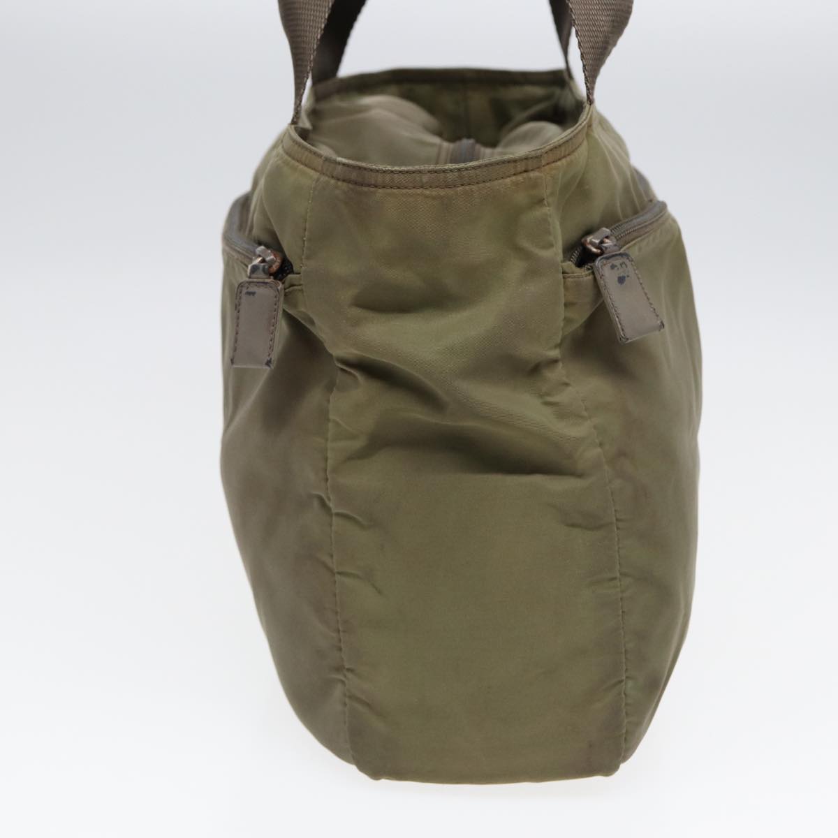 Prada Tote Bag Khaki Auth Nylon Khaki Auth Mr430