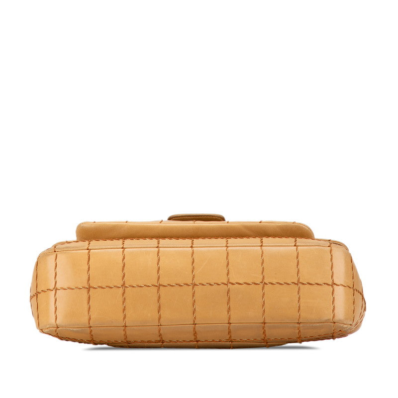 Chanel Wild Stitch Choco Bar Lambskin Shoulder Bag