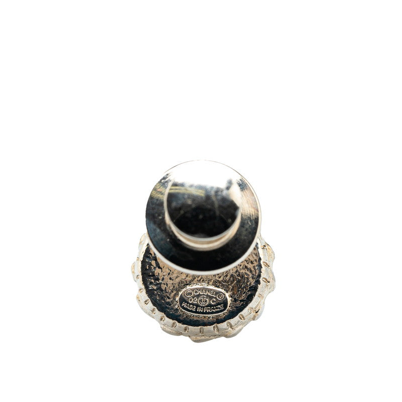 Chanel Metal Coco Mark Rhinestone Tie Pin Handbag