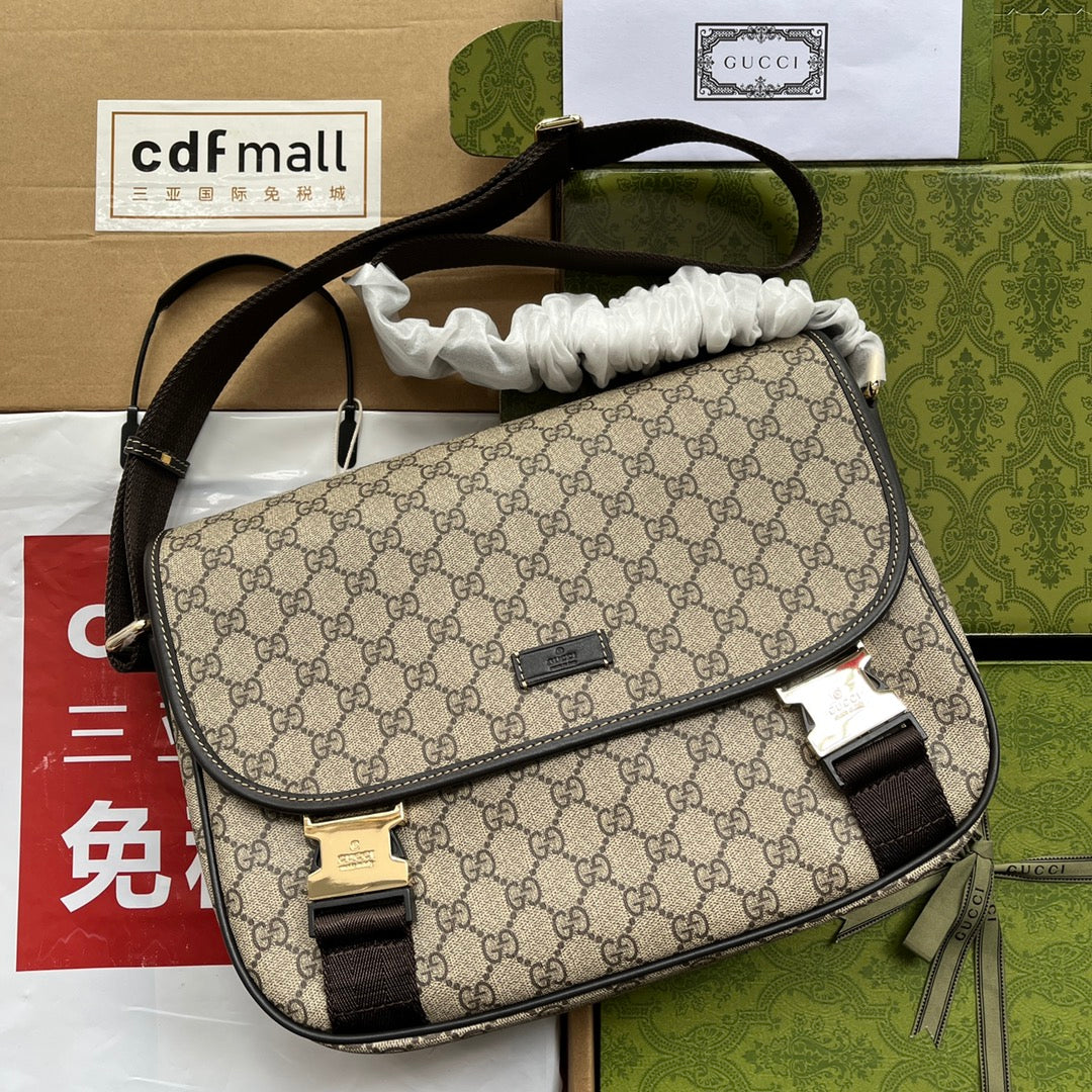 gg Imprime Messenger , ’s Brown Medium Messenger Bag
