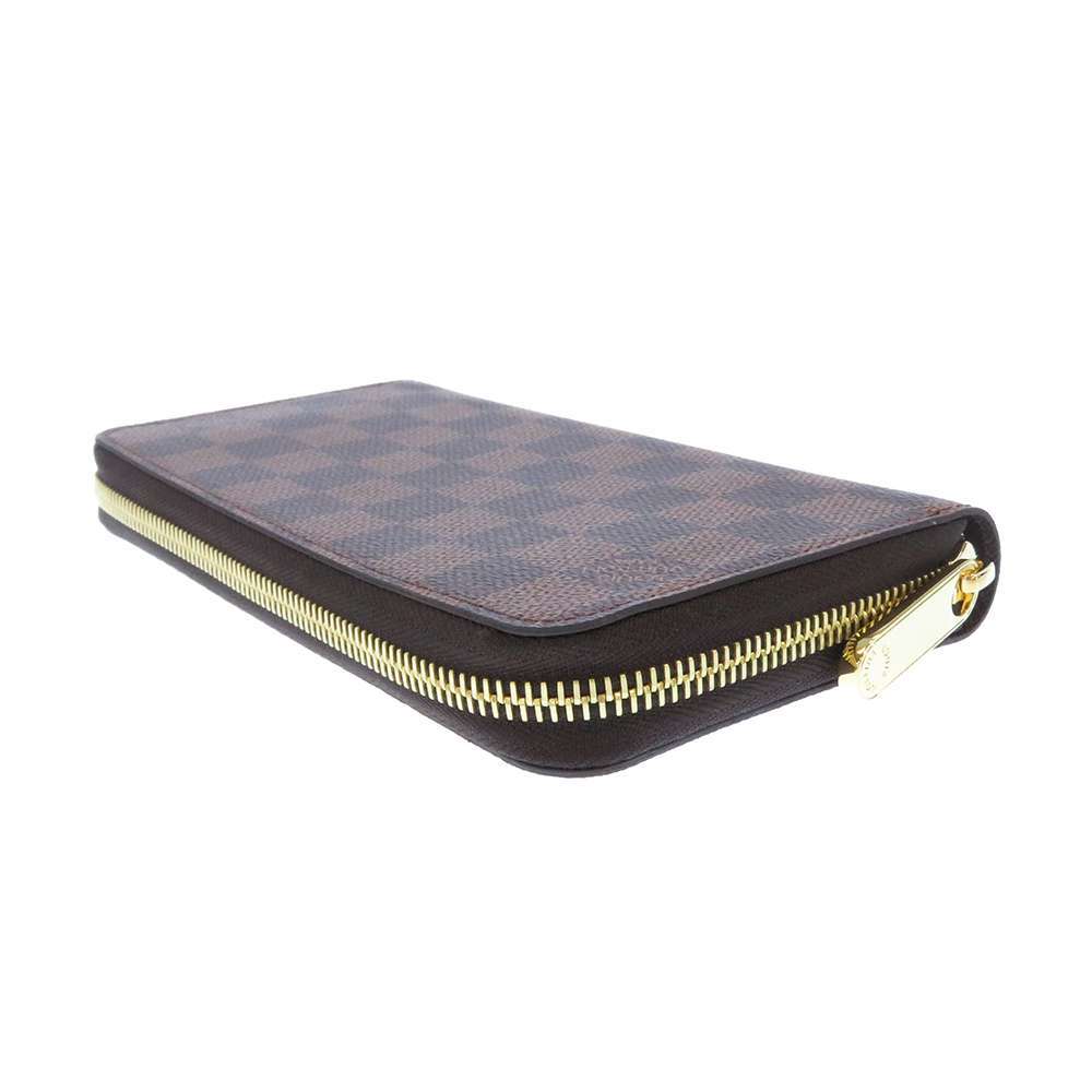 Louis Vuitton Zippy BrownN41661 Ebene Damier Canvas Wallet Case