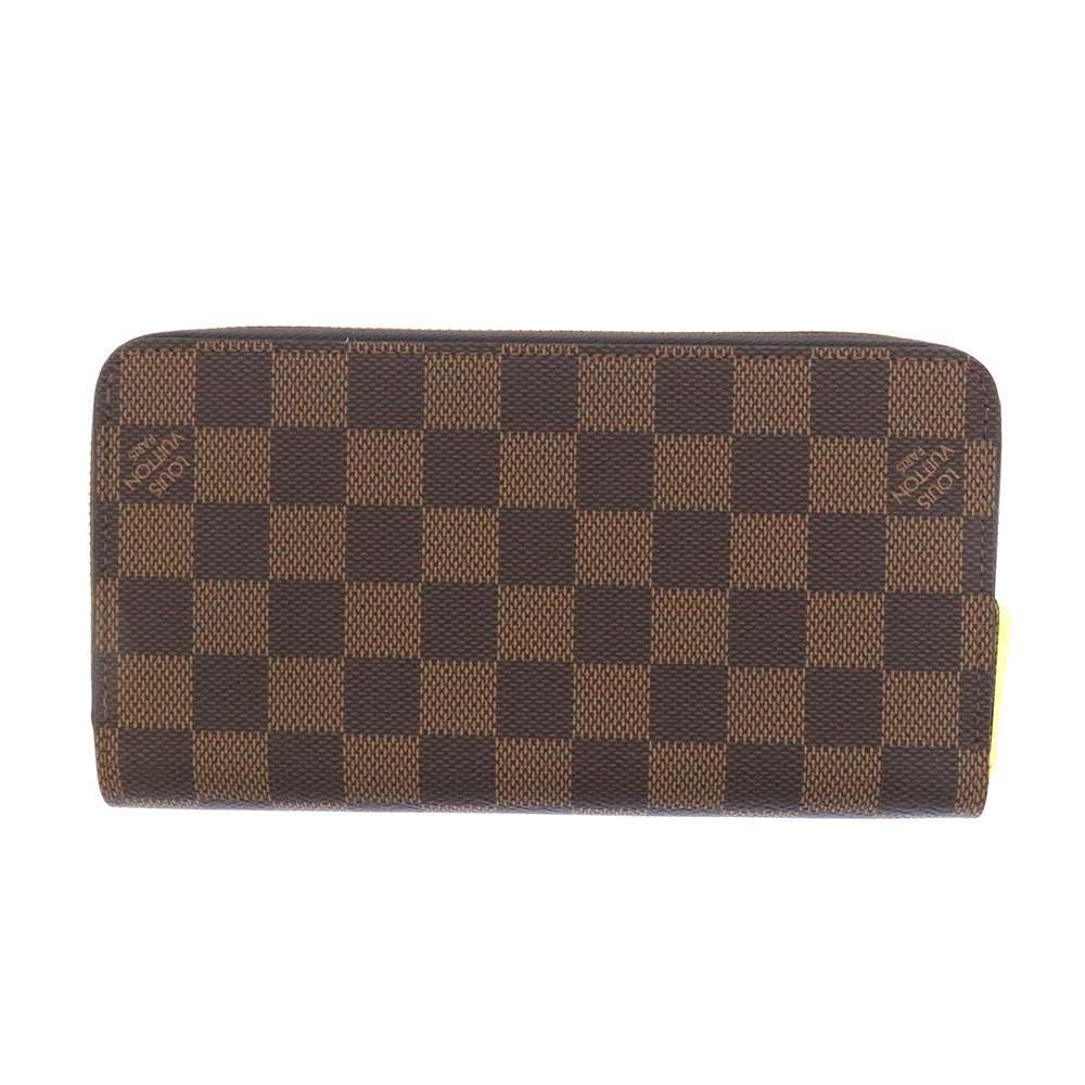 Louis Vuitton Zippy BrownN41661 Ebene Damier Canvas Wallet Case