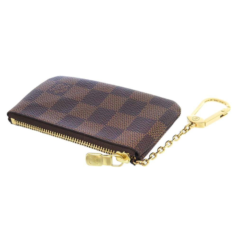 Louis Vuitton Pochette Cles BrownN62658 Ebene Damier Canvas Wallet Case