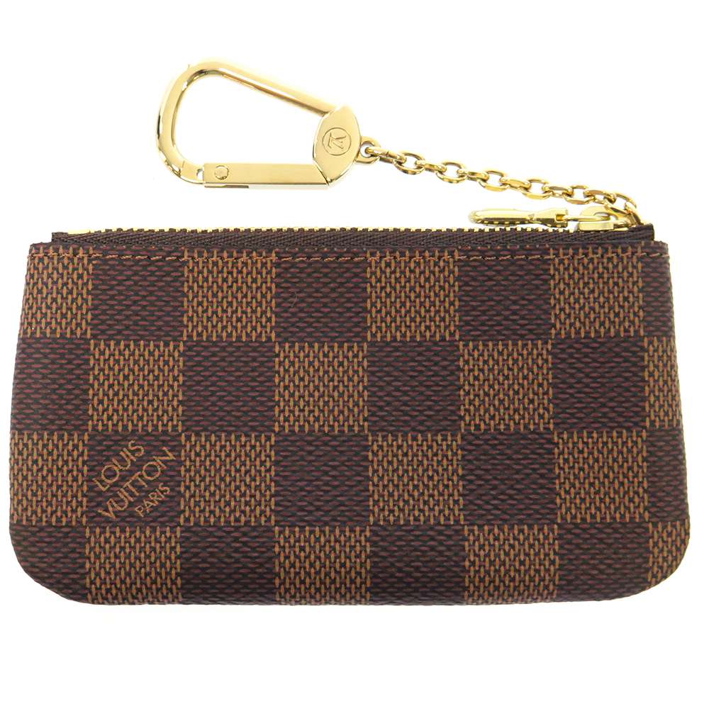 Louis Vuitton Pochette Cles BrownN62658 Ebene Damier Canvas Wallet Case