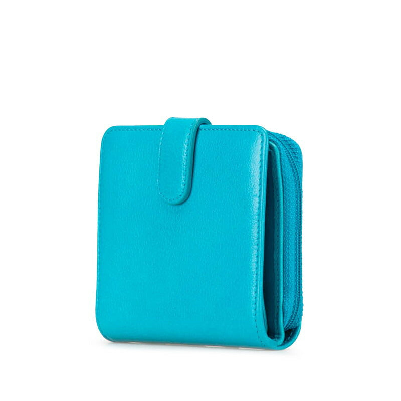 Chanel Camellia Coco Mark Lambskin Wallet
