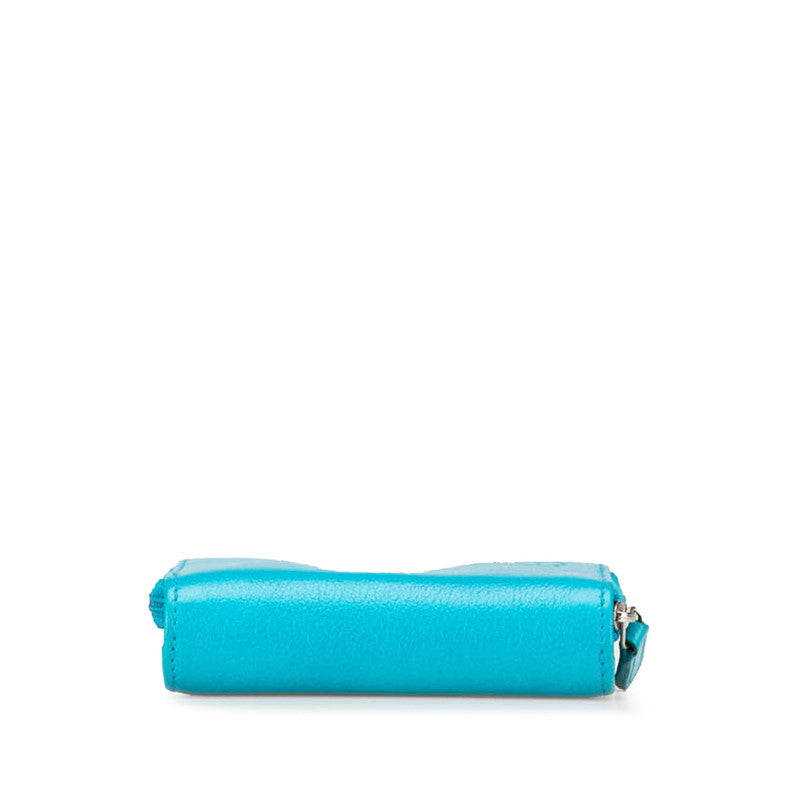Chanel Camellia Coco Mark Lambskin Wallet