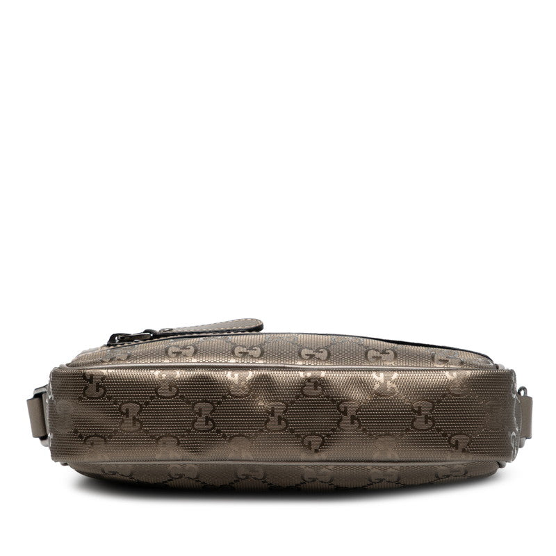 Gucci Imprime Shoulder Bag Leather Nylon