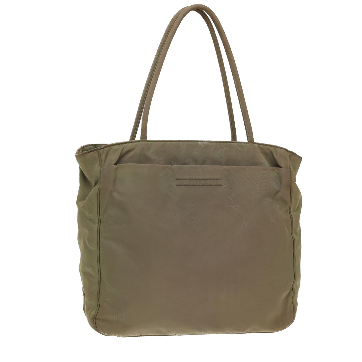 Prada Shoulder Bag Khaki Nylon Nylon Khaki Ny224