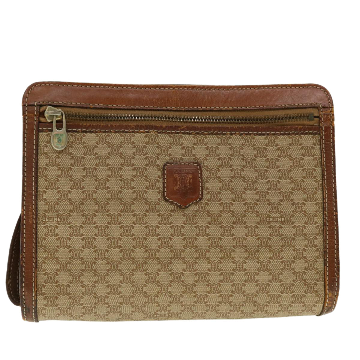 Luxury Macadam Clutch Bag Ny Canvas Beige