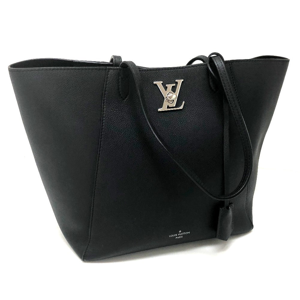 Louis Vuitton M42291 Noir rock Me Hippo Leather Shoulder Bag
