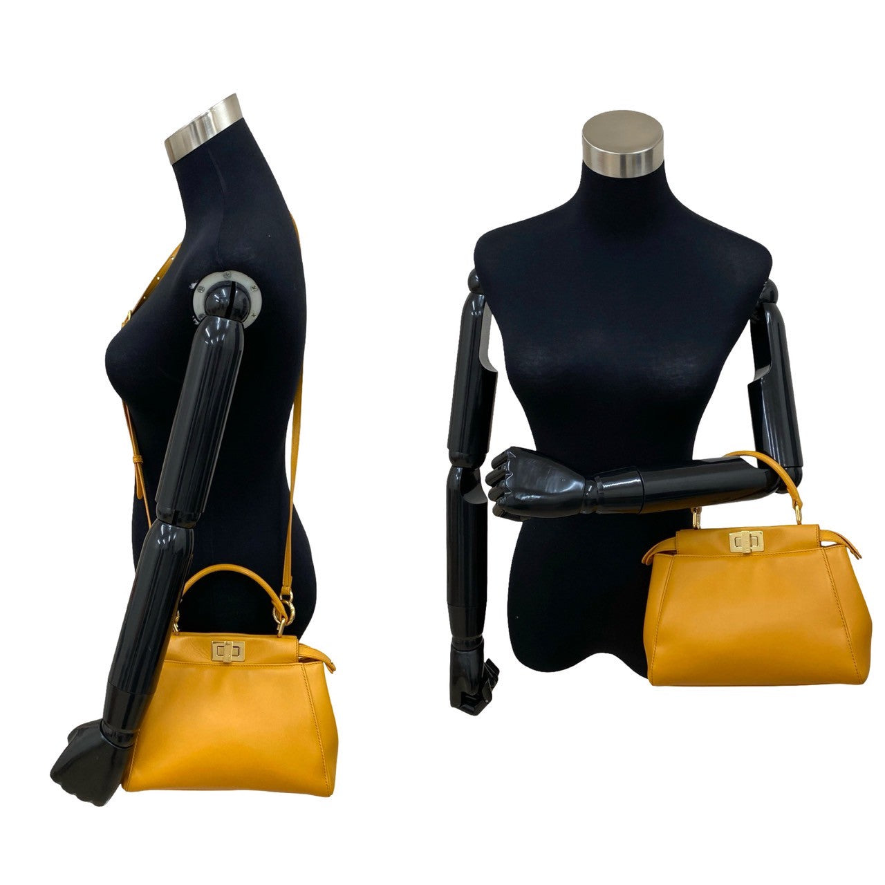Fendi Peekaboo 2Way Bag Leather Travel Bag 2Way Bag 3