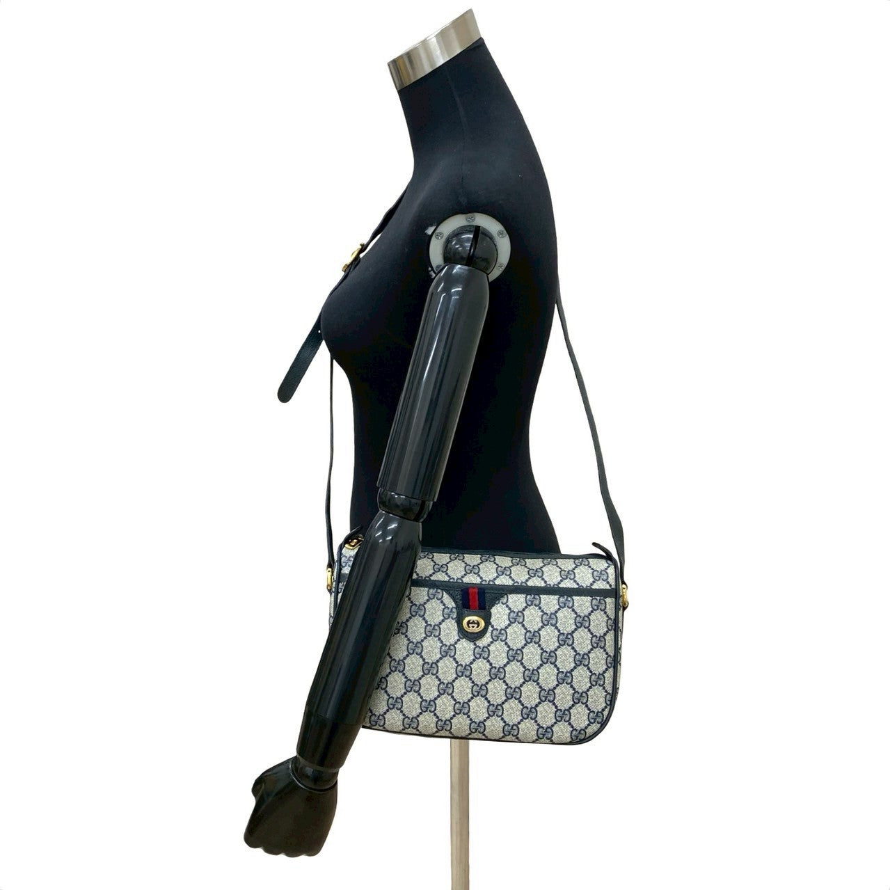 Gucci Shoulder Bag Leather Logo Bag 7