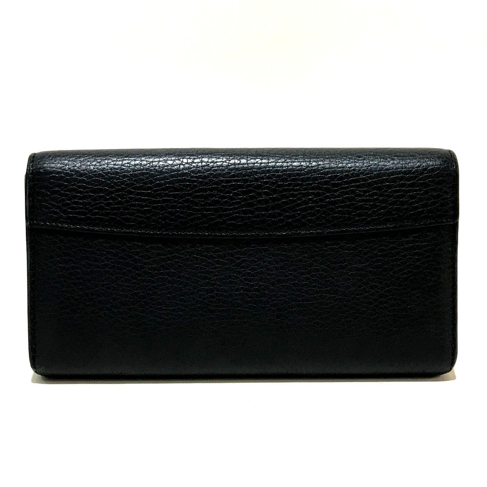 Louis Vuitton Folded M62076 Taurillon Clemence Taurillon Leather Black Wallet Case