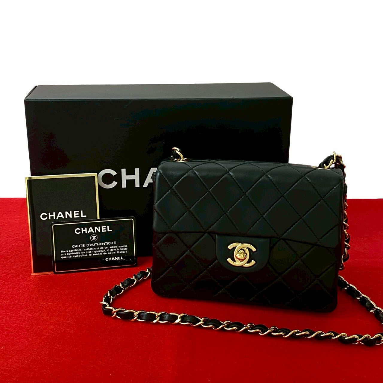 Chanel Mini Matelasse Lambskin Shoulder Bag
