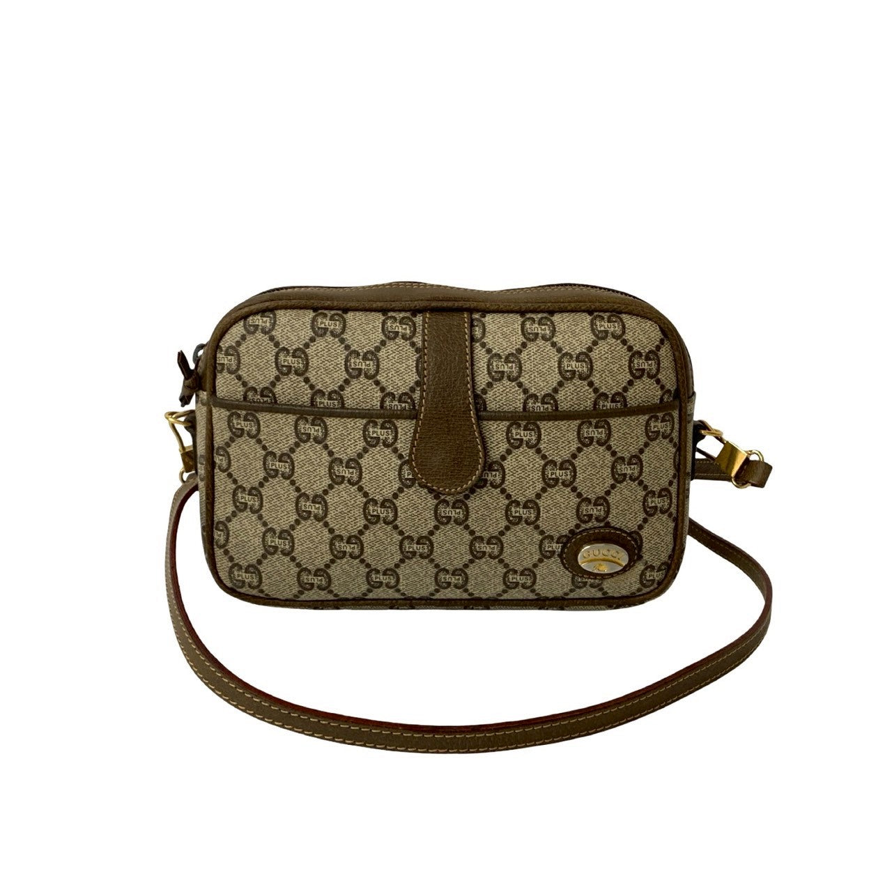 Gucci Shoulder Bag Leather Logo