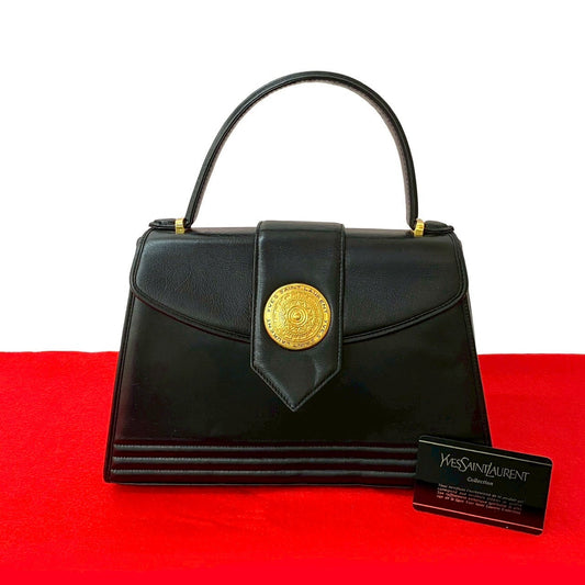 YSL Saint Laurent Yves Handbag Leather Travel Bag Leather Handbag 6