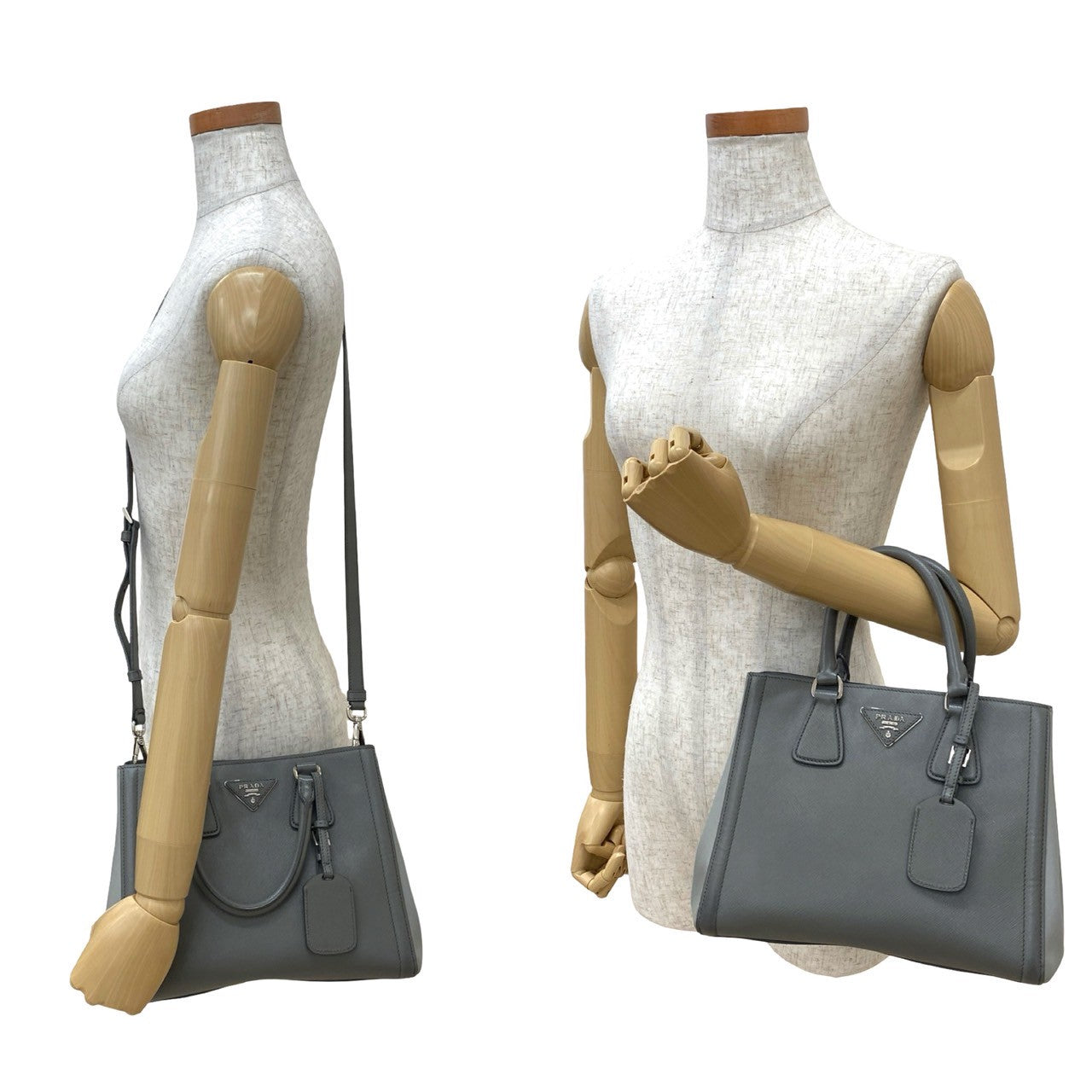 Prada 2Way Handbag Saffiano Travel Bag 2Way Handbag 3