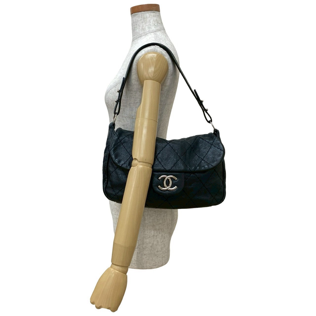 Chanel Wild Stitch Calfskin Shoulder Bag