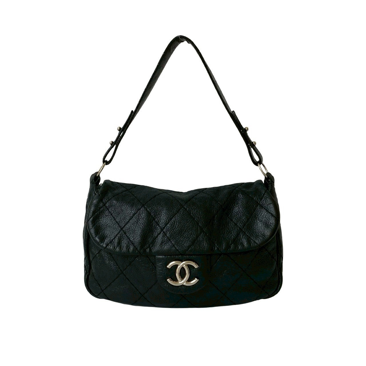 Chanel Wild Stitch Calfskin Shoulder Bag