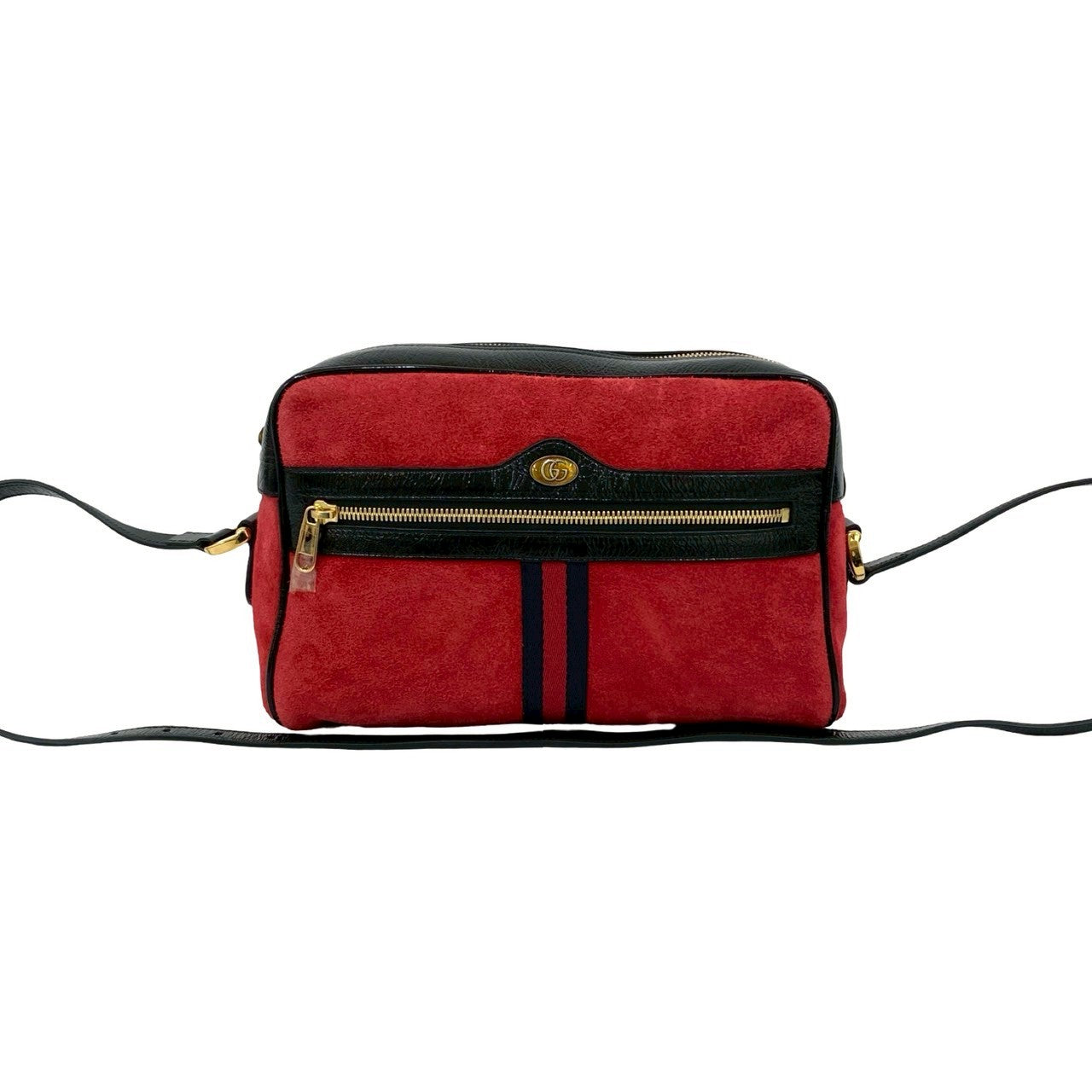 Gucci Ophidia Patent Shoulder Bag Leather Suede Shoulder Bag