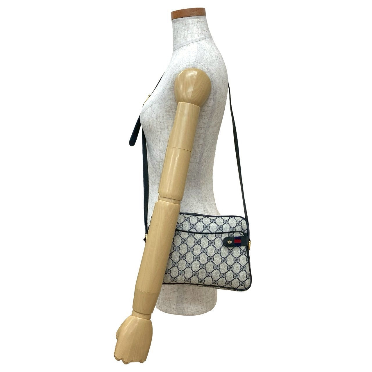Gucci Pvc Shoulder Bag Leather Logo Bag 15