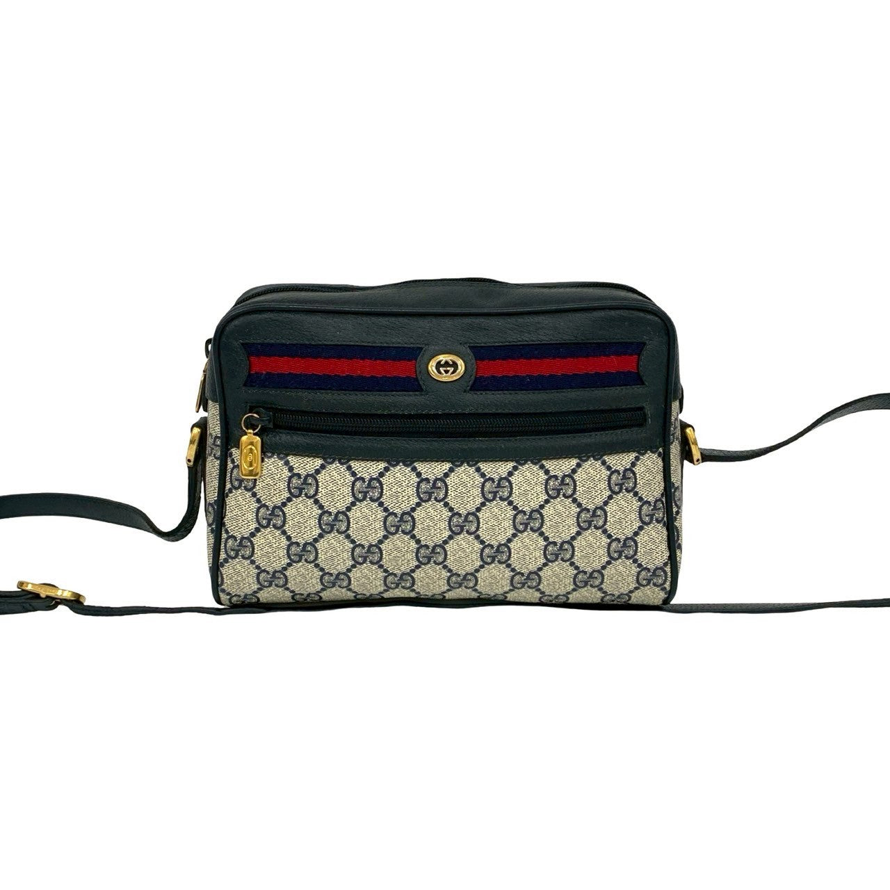 Gucci Pvc Shoulder Bag Leather Logo Bag 6