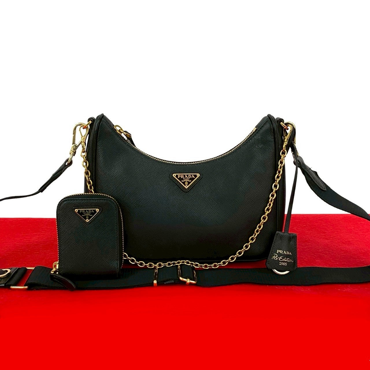 Prada 2Way Shoulder Bag Saffiano