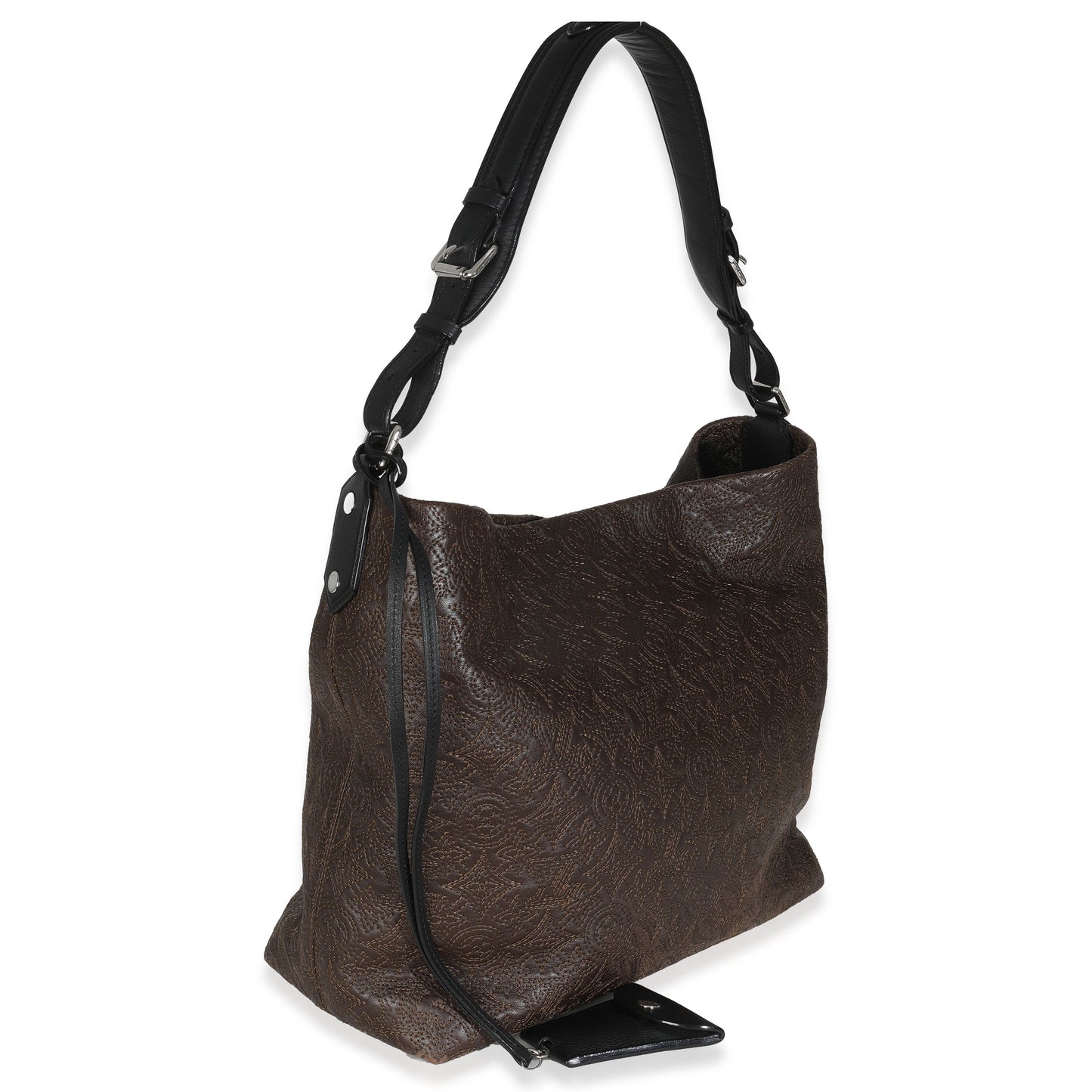 Louis Vuitton Olive Antheia Monogram Lambskin Shoulder Bag