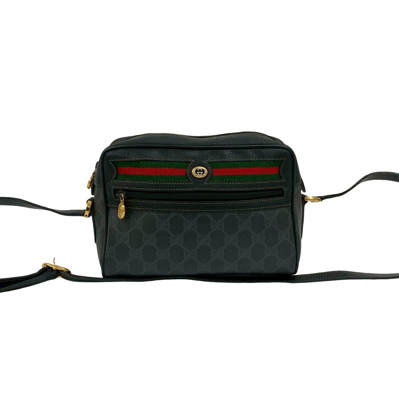 Gucci Pvc Shoulder Bag Leather Logo Bag 12