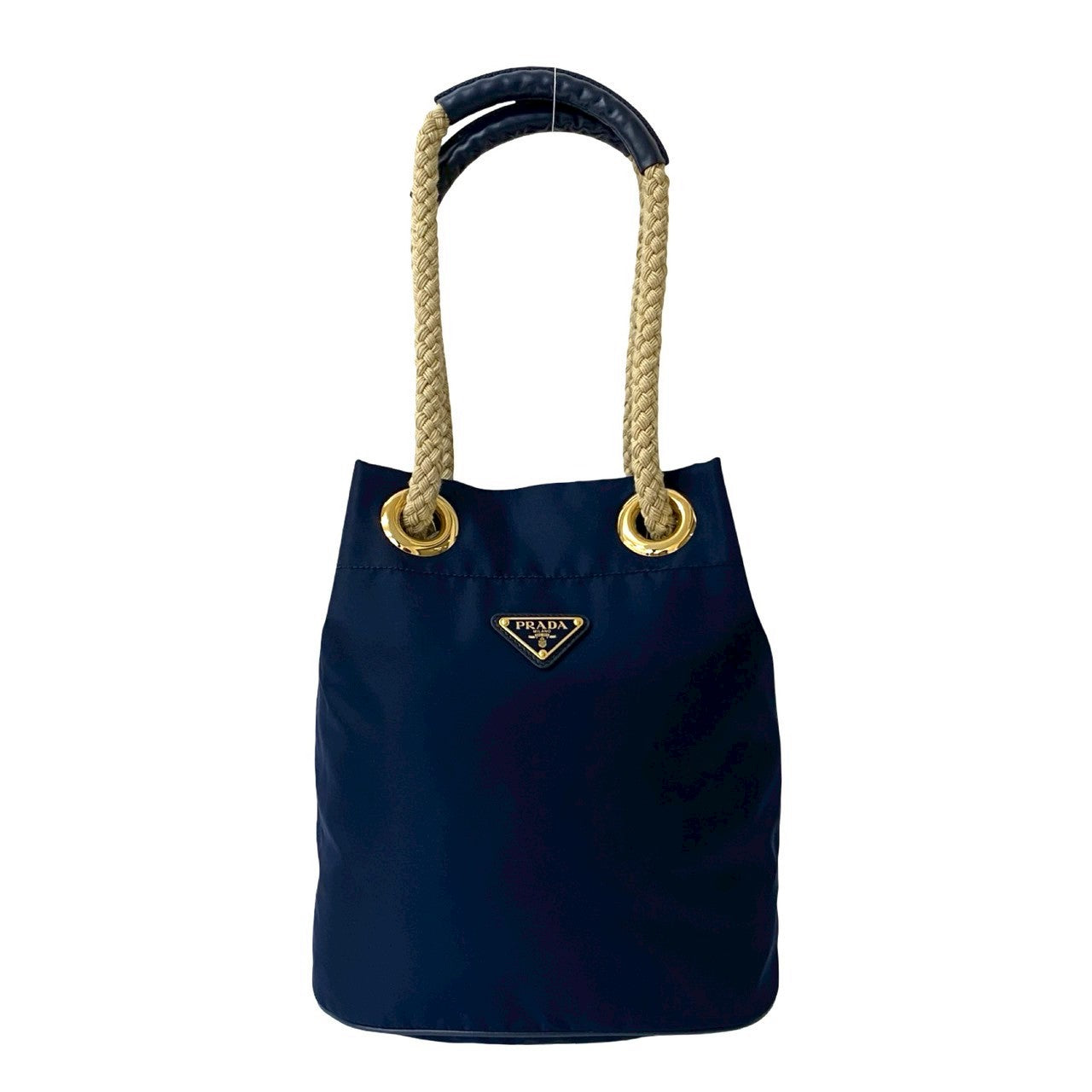 Prada 2Way Bag Leather Nylon Travel Bag 2Way Bag 2