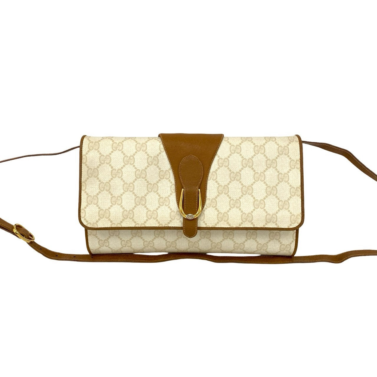 Gucci Shoulder Bag Leather Logo Bag 4