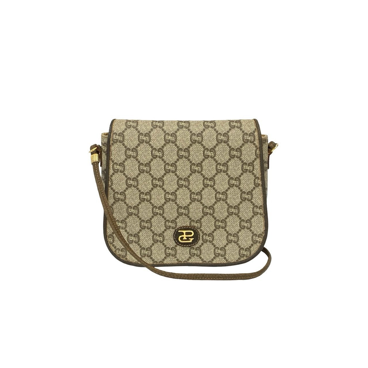 Gucci Old Plus Pvc Shoulder Bag Leather