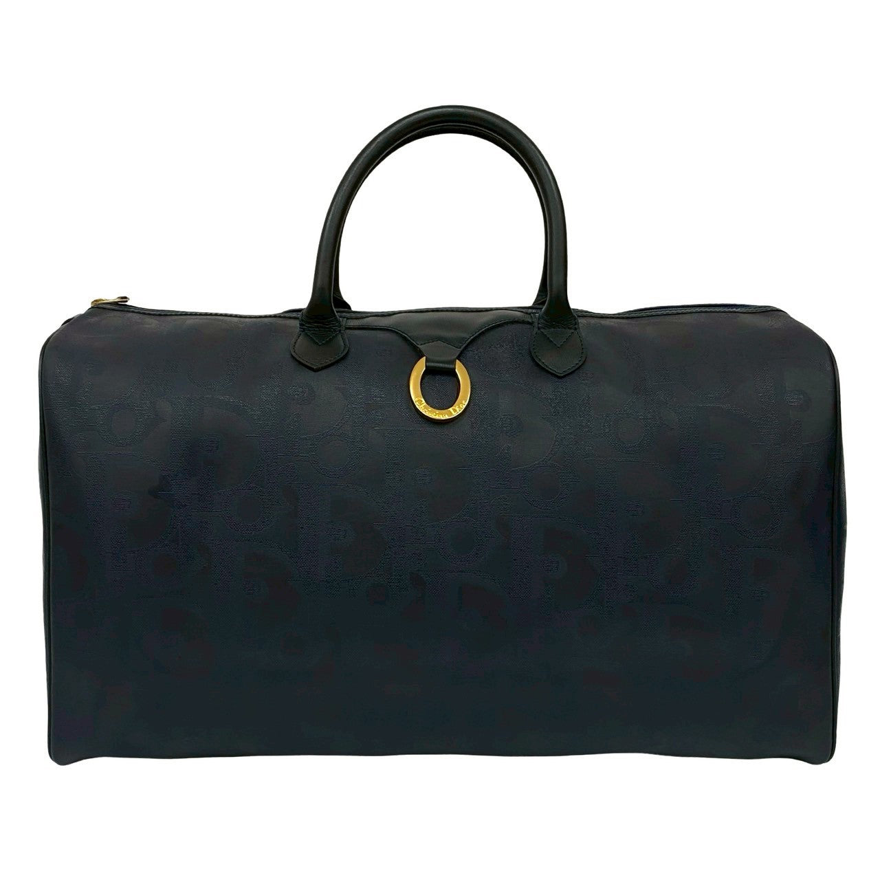 Dior Christian Boston Bag Leather Travel Bag