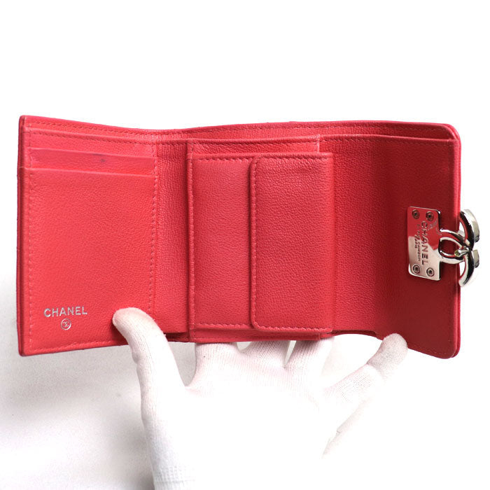 Chanel Matelasse Caviar Skin Tri-fold Wallet