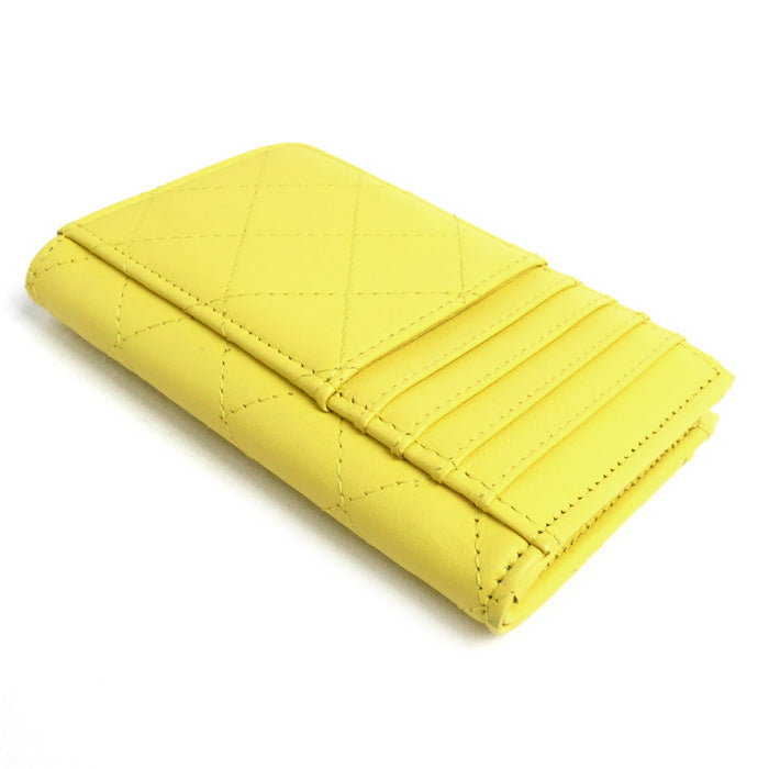 Chanel Fragment Case Grained Calfskin Card Case Bag