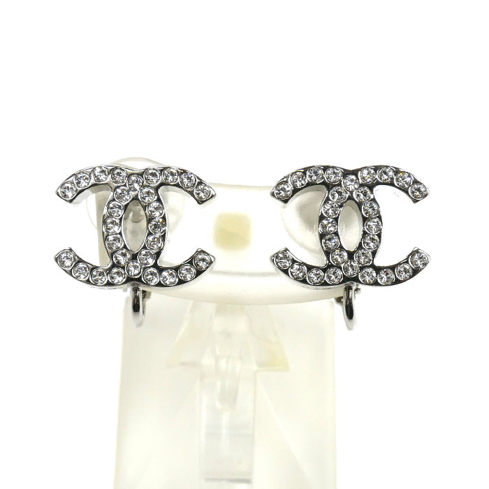 Chanel Coco Mark Rhinestone Earrings