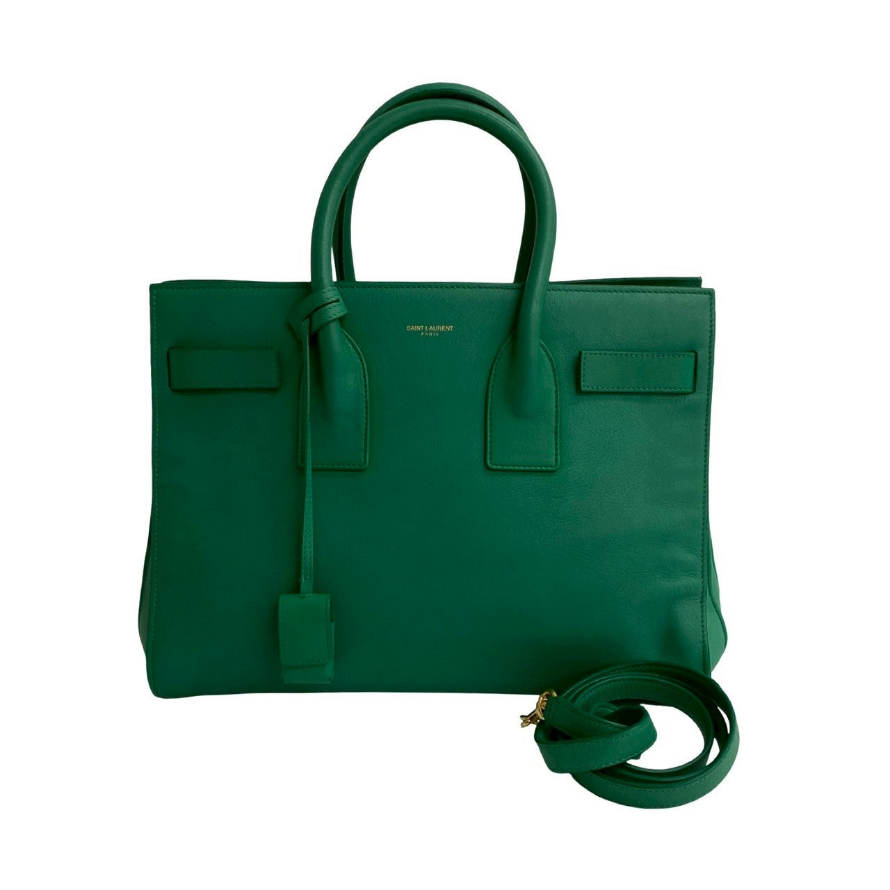 YSL Saint Laurent Paris Sac De Jour 2Way Bag Leather Travel Bag