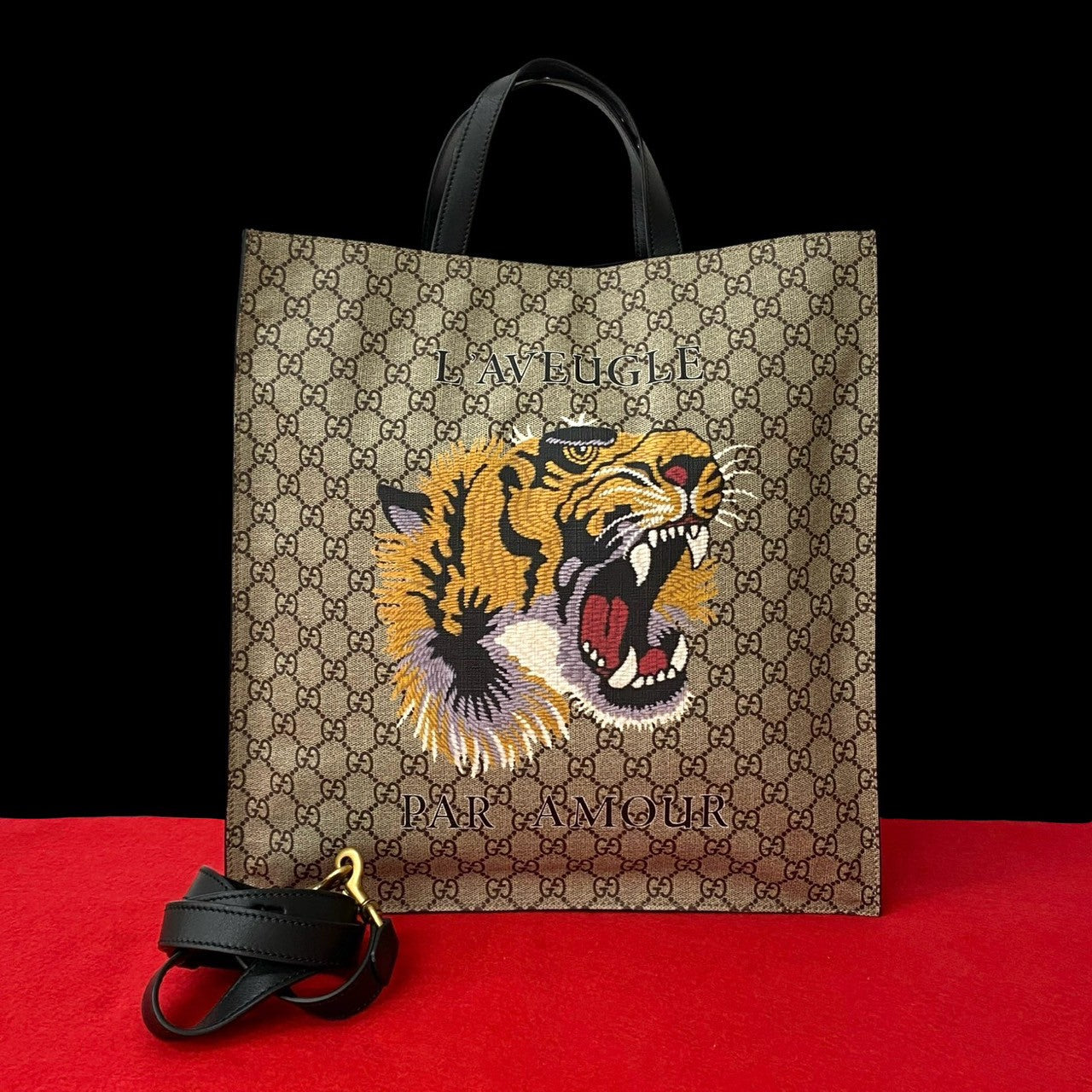 Gucci Supreme 2Way Bag Travel Bag Bag 10