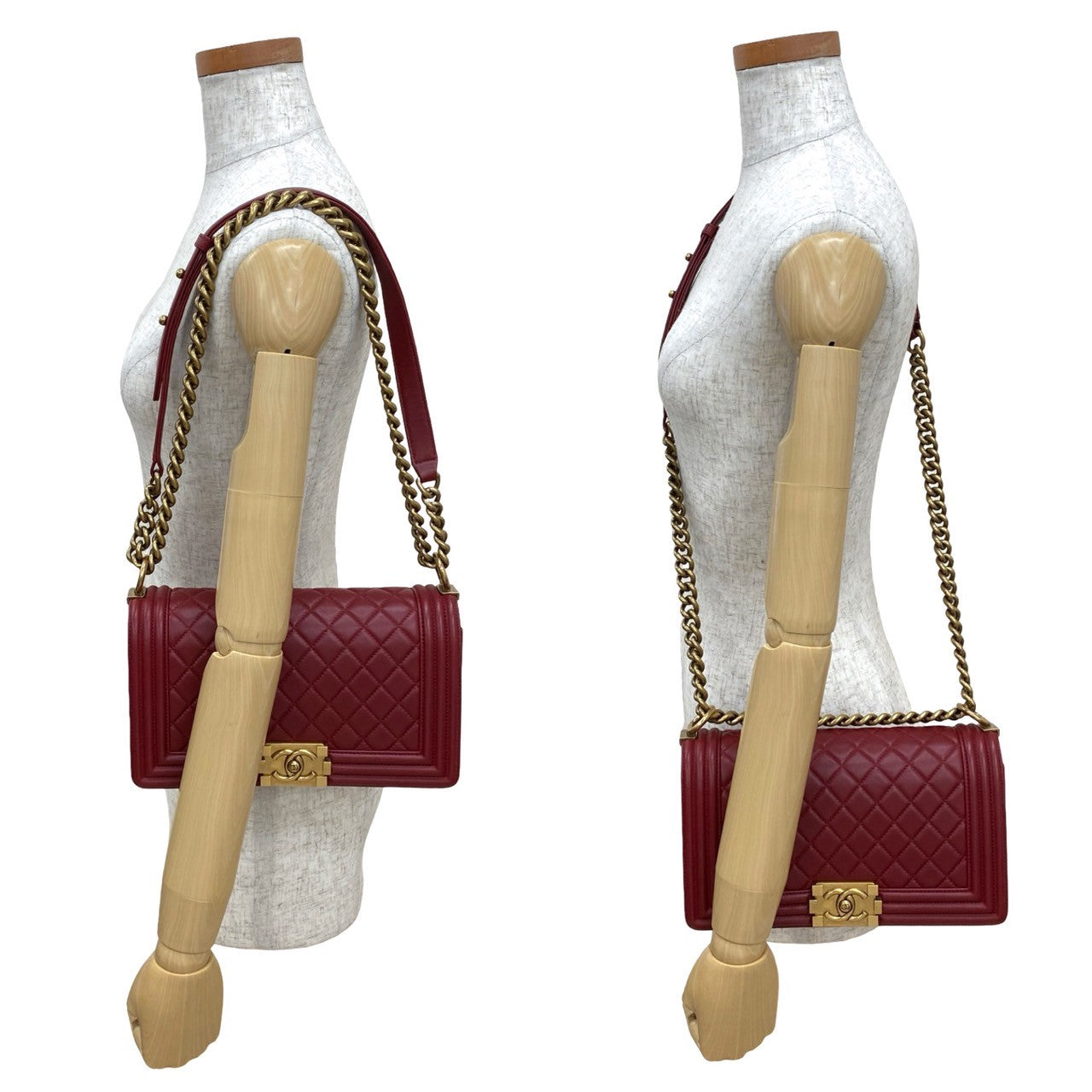 Chanel Boy Chanel Lambskin Shoulder Bag