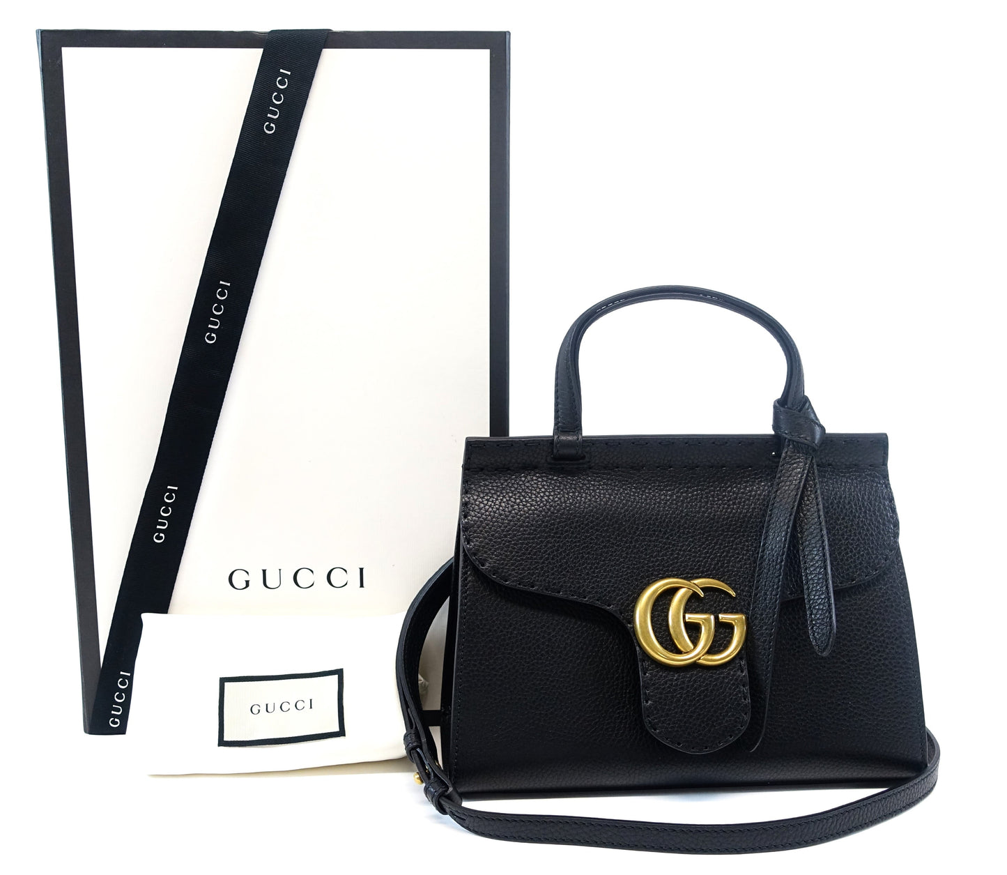 Gucci Gucci Handbag Oc088 Leather Flap Travel Bag
