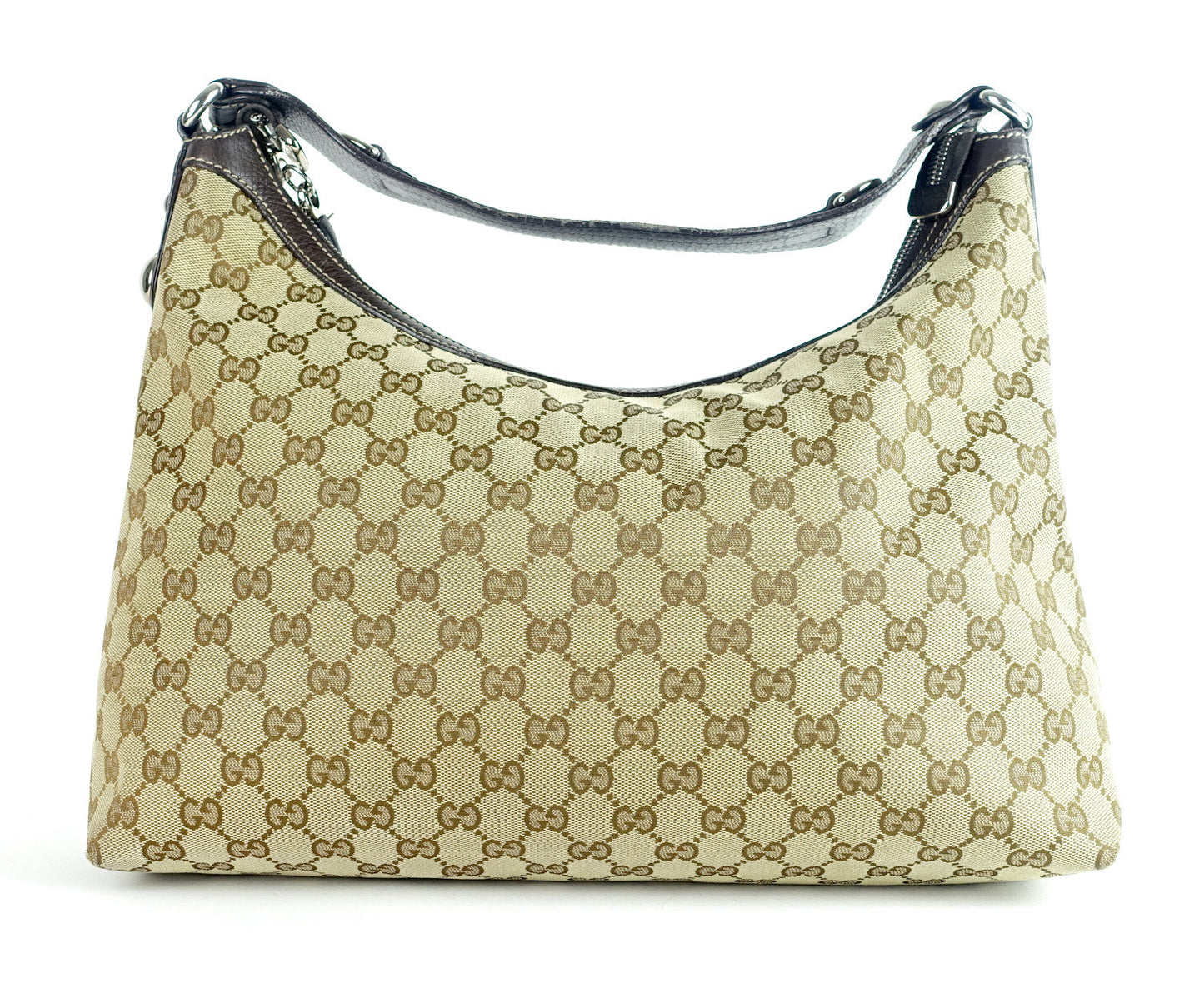Gucci Hobo Bag Canvas Monogram Travel Bag Hobo Oc273