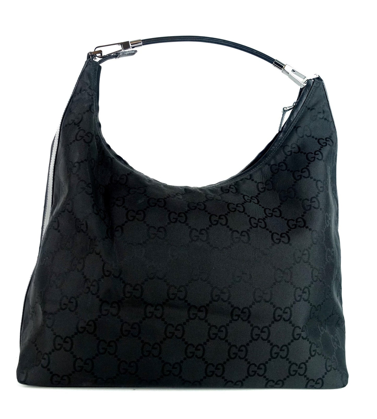 Gucci Hobo Bag Canvas Monogram Travel Bag Hobo Oc276