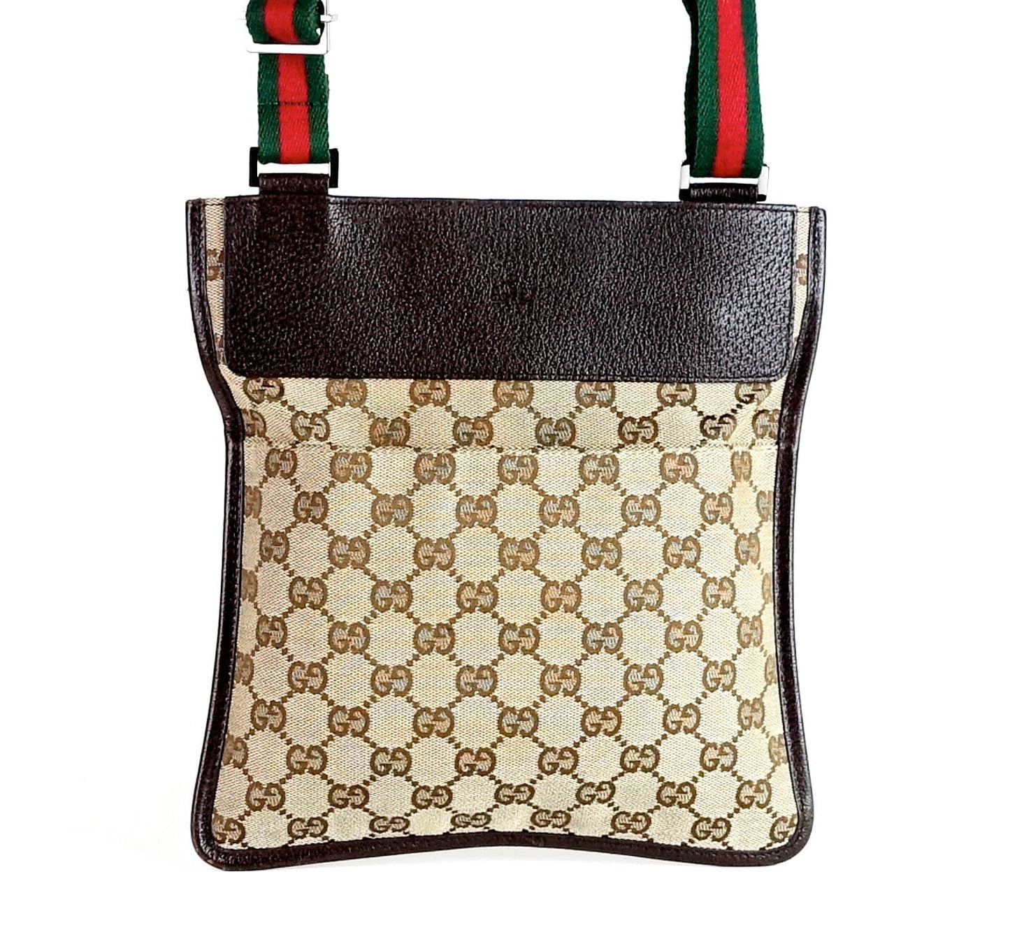 Gucci Messenger Bag Canvas Monogram Travel Bag