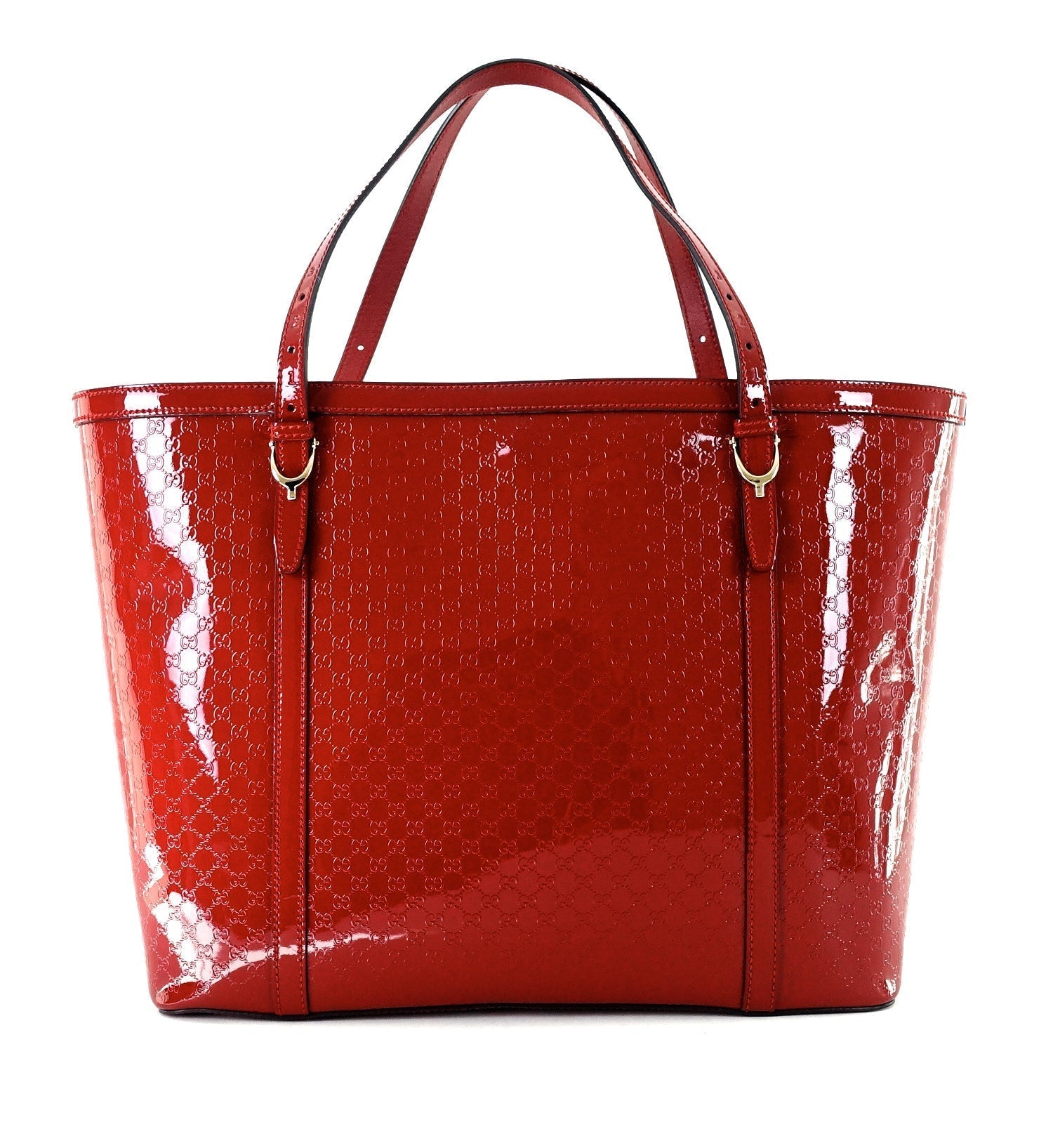 Gucci Nice ssima Patent Tote Bag Leather