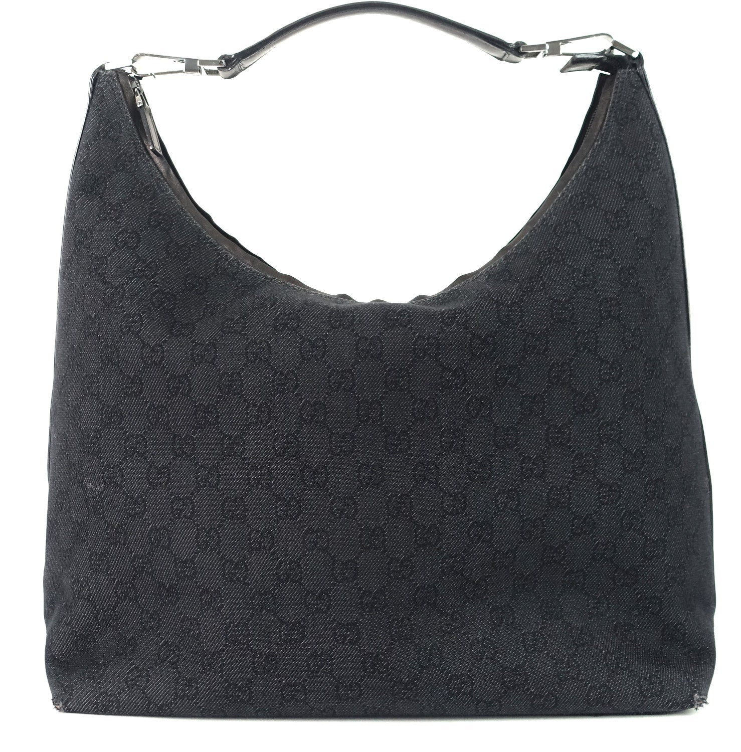 Gucci Hobo Bag Canvas Monogram Travel Bag Oc347 1