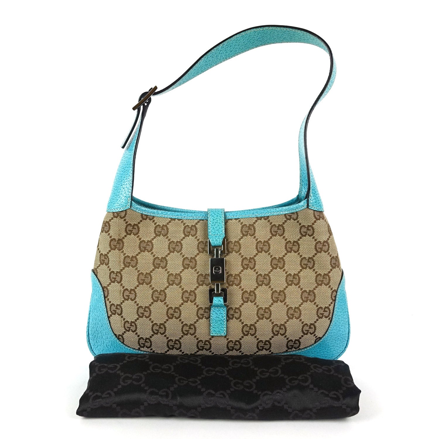 Gucci Jackie Shoulder Bag Canvas Monogram