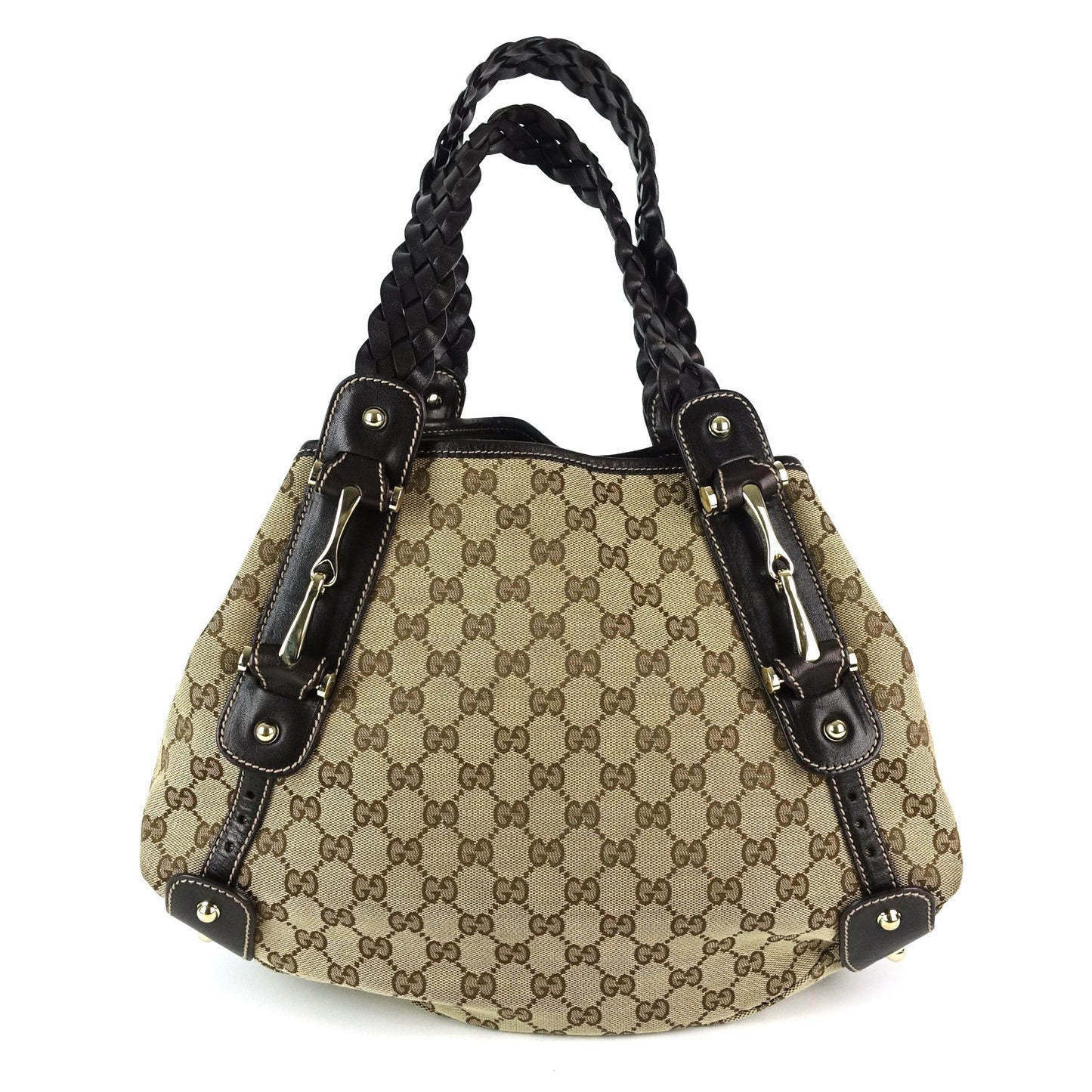 Gucci Pelham Hobo Bag Canvas Monogram Travel Bag Hobo Oc500