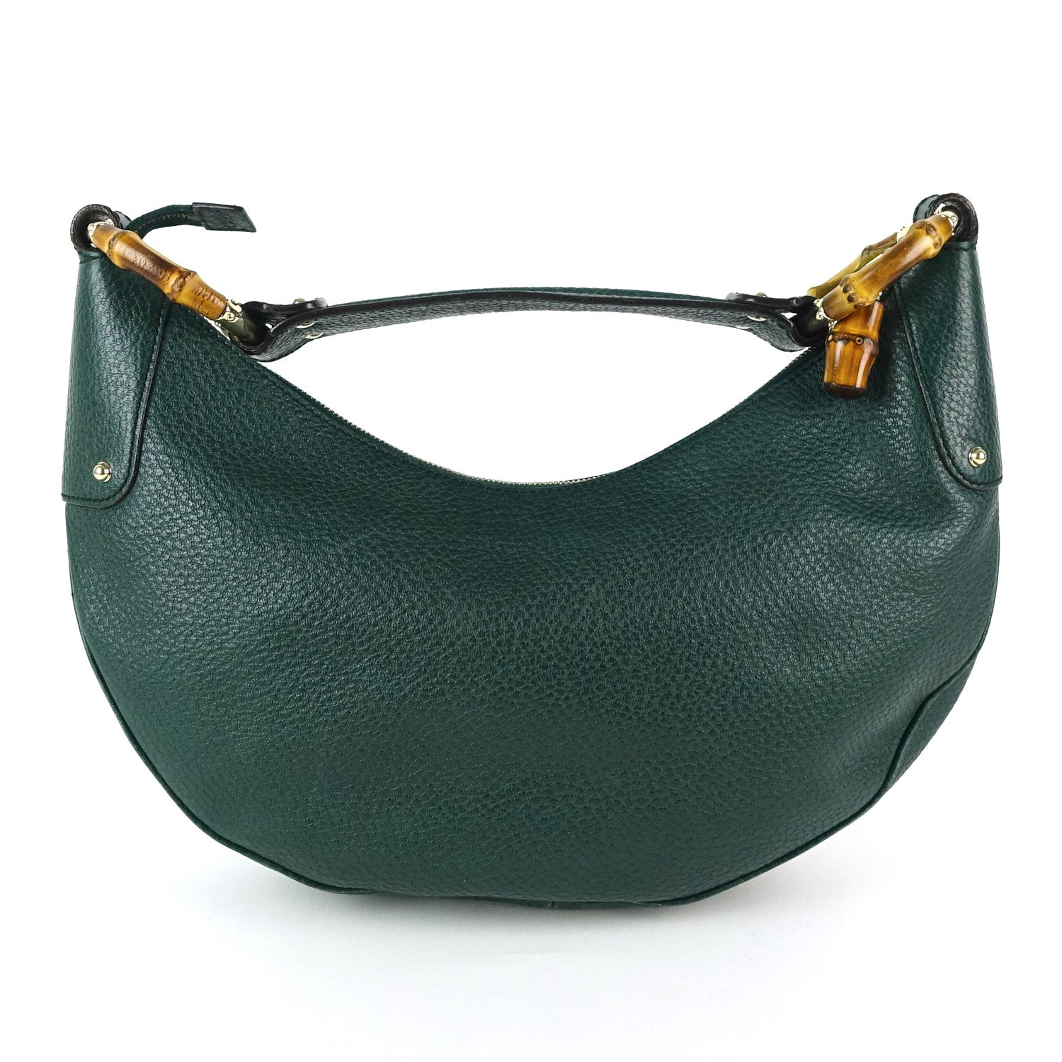 Gucci Bamboo Ring Hobo Bag Leather Jewelry